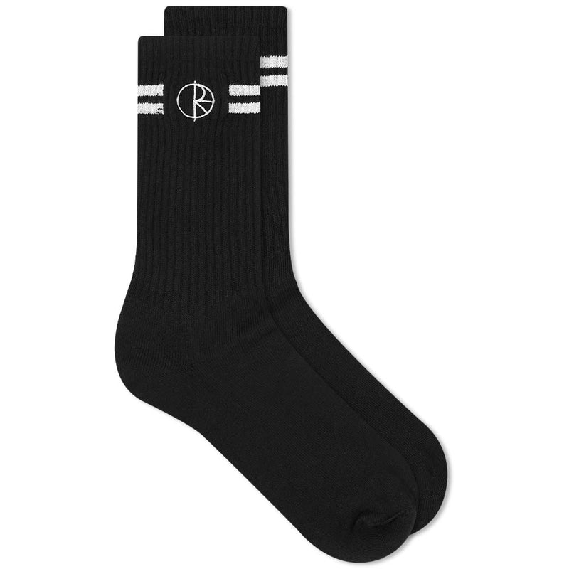 Polar Skate Co. Stroke Logo Socks Black