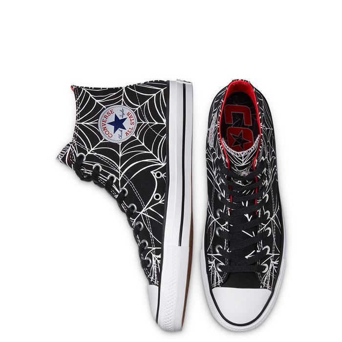 Converse Cons CTAS Pro Hi (Spider Web) Black/University Red/White