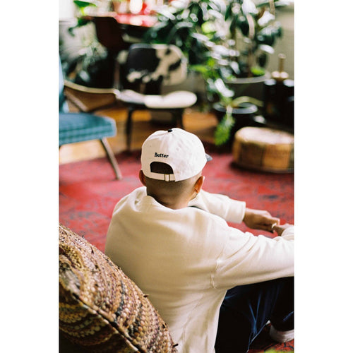 Butter Goods Apple 6 Panel Cap White/Black