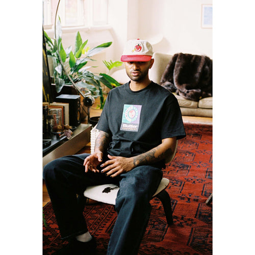 Butter Goods Apple 6 Panel Cap Natural/Cherry