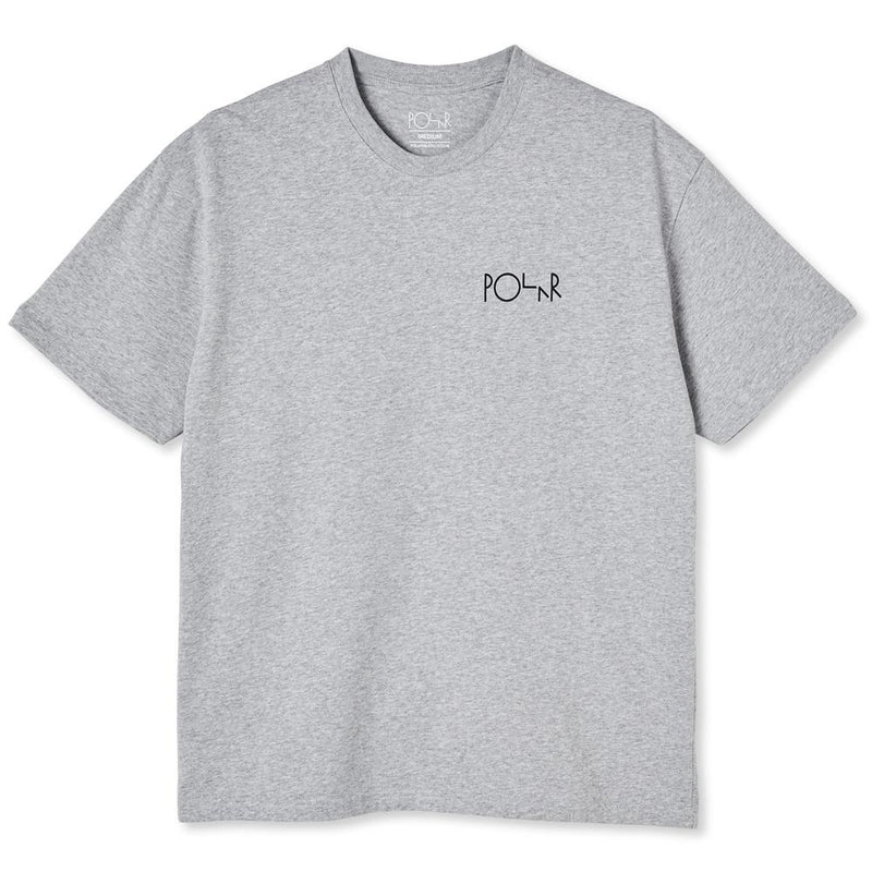 Polar 3 Tone Fill Logo Tee Sport Grey