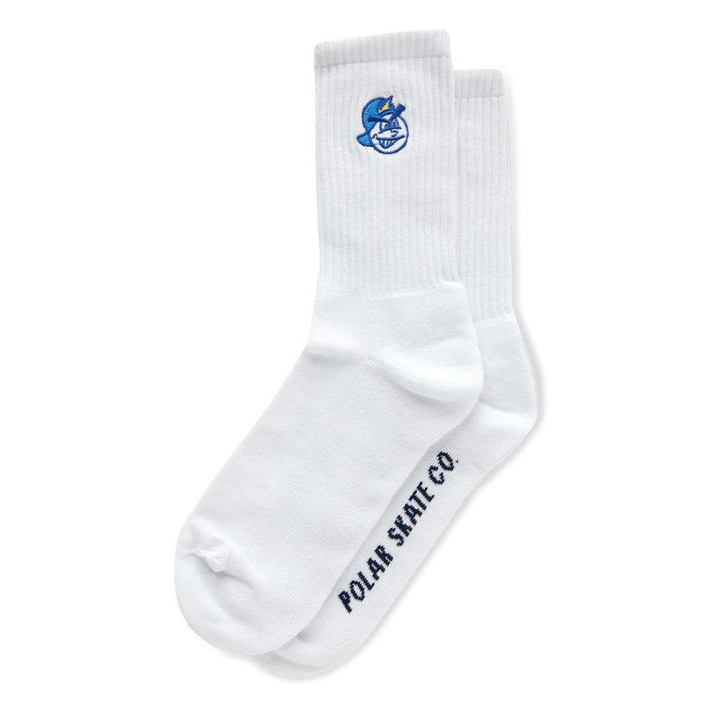 Polar Skate Co. 93 Socks White