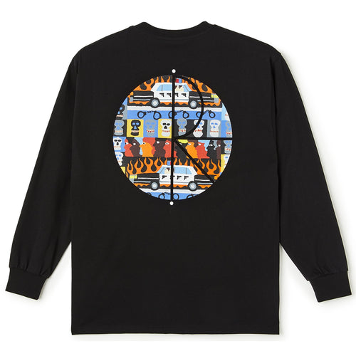 Polar Skate Co. ACAB Fill Logo Longsleeve Black