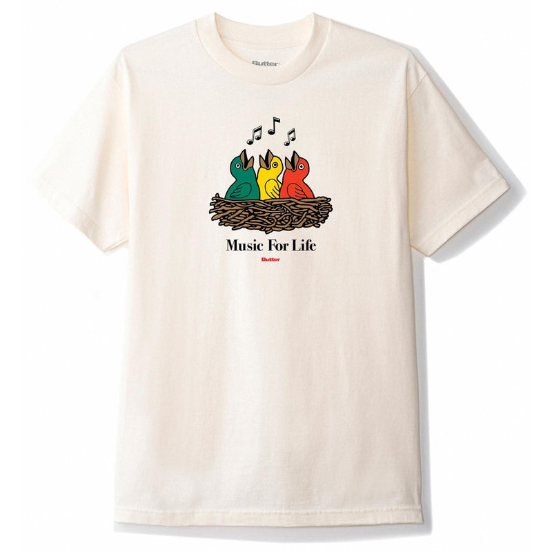 Butter Goods Music For Life Tee Cream