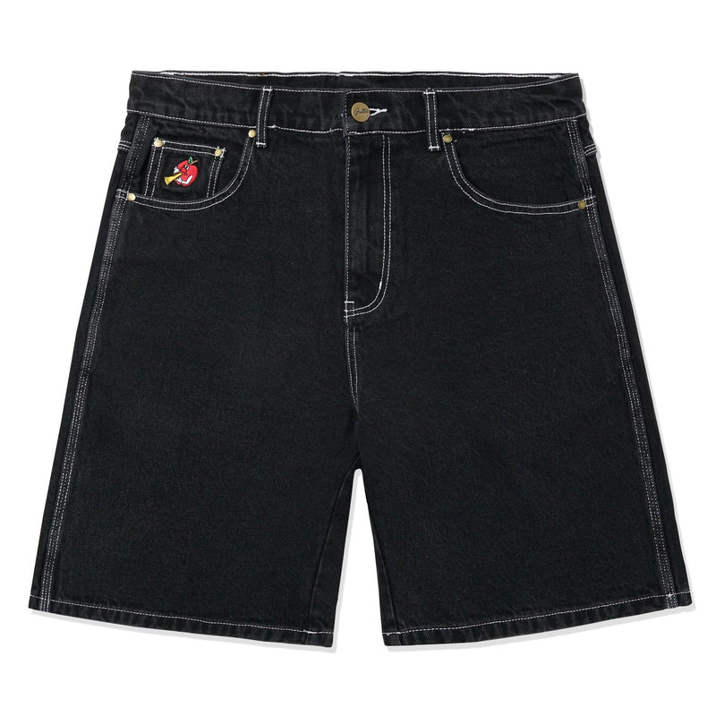 Butter Goods Apple Denim Shorts Black