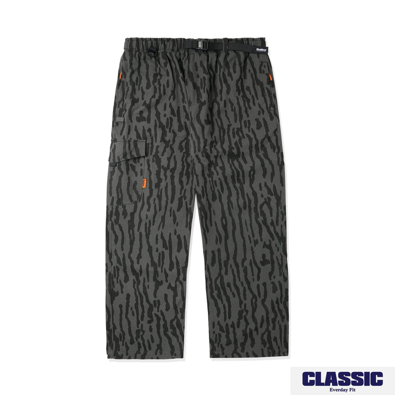 Butter Goods Bark Camo Cargo Pants Black