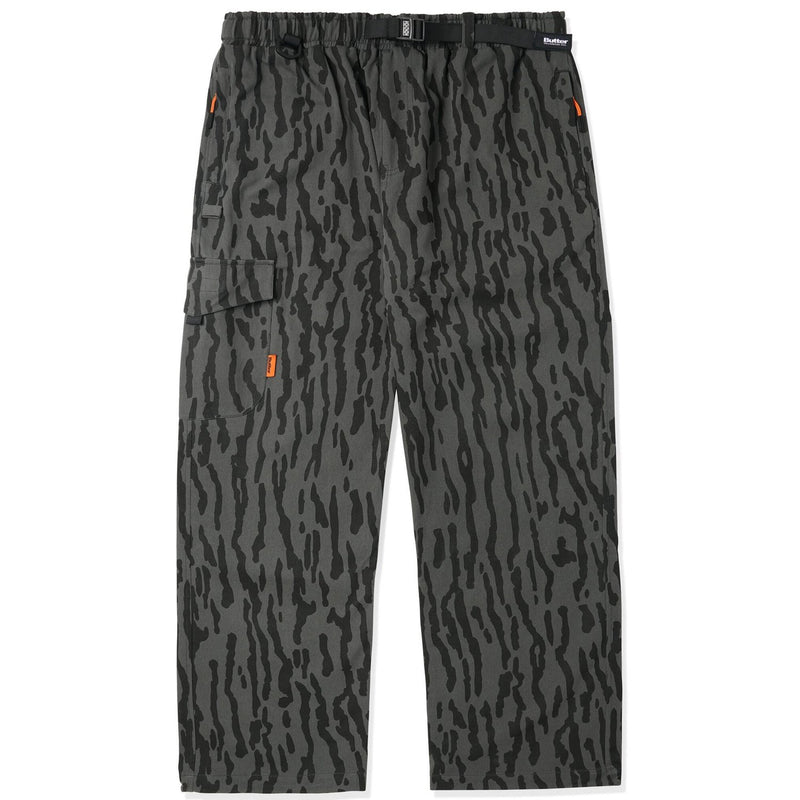 Butter Goods Bark Camo Cargo Pants Black