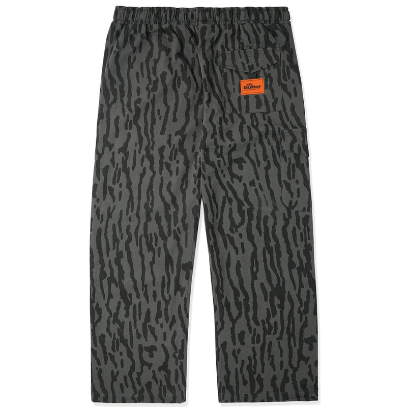 Butter Goods Bark Camo Cargo Pants Black