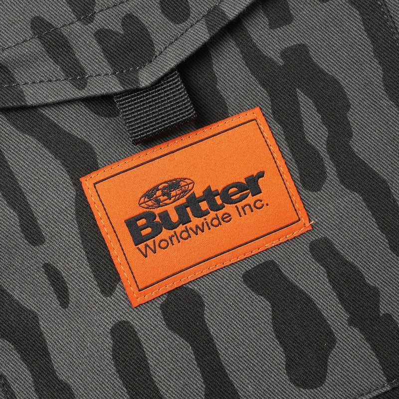 Butter Goods Bark Camo Cargo Pants Black