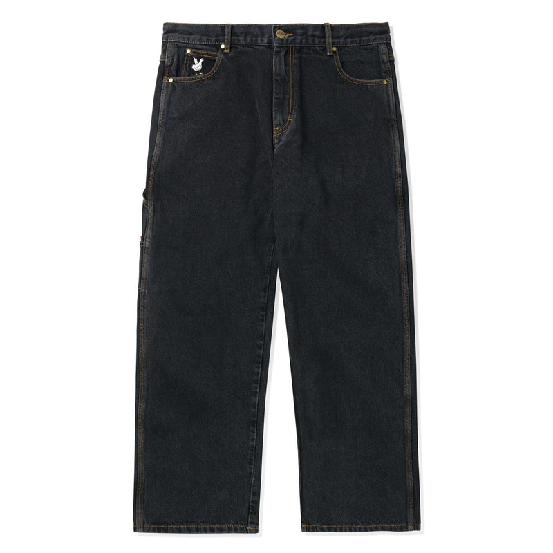 Butter Goods Gullwing Denim Pants Washed Black