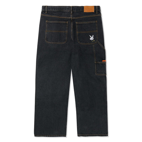 Butter Goods Gullwing Denim Pants Washed Black