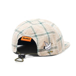 Butter Goods Plaid Reversible 6 Panel Hat Khaki