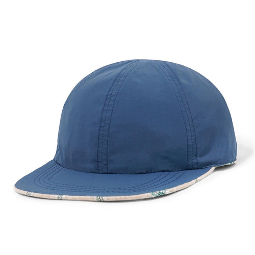 Butter Goods Plaid Reversible 6 Panel Hat Navy