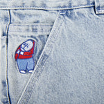 Polar Skate Co. Big Boy Work Shorts Light Blue