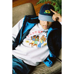 Butter Goods Sunflower 6 Panel Cap Navy/Washed Blue