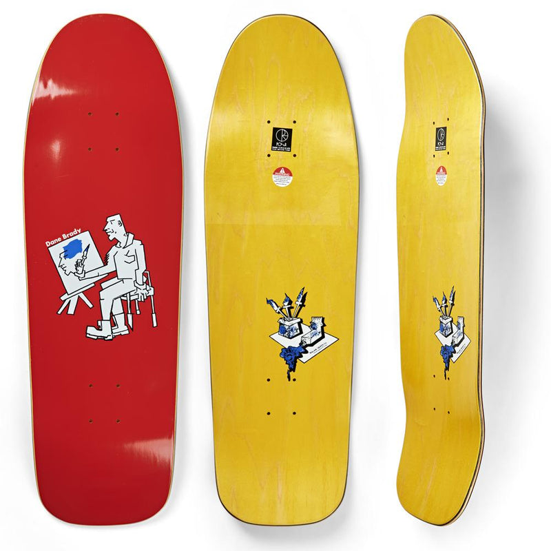 Polar Dane Brady Painter Red Deck DANE1 Shape