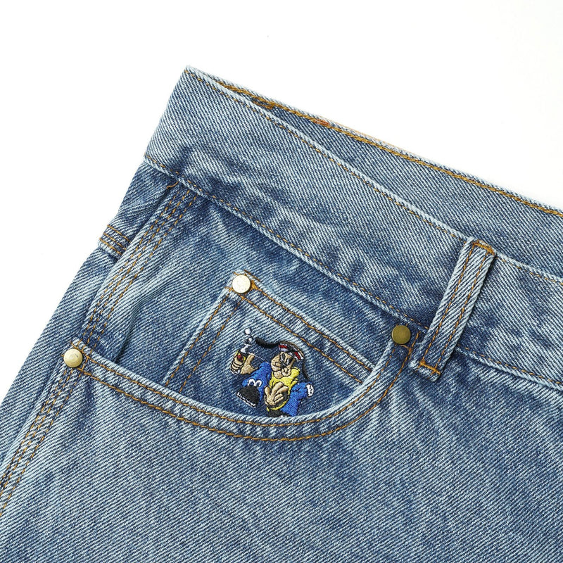 Butter Goods Homeboy Denim Jeans Washed Light Blue