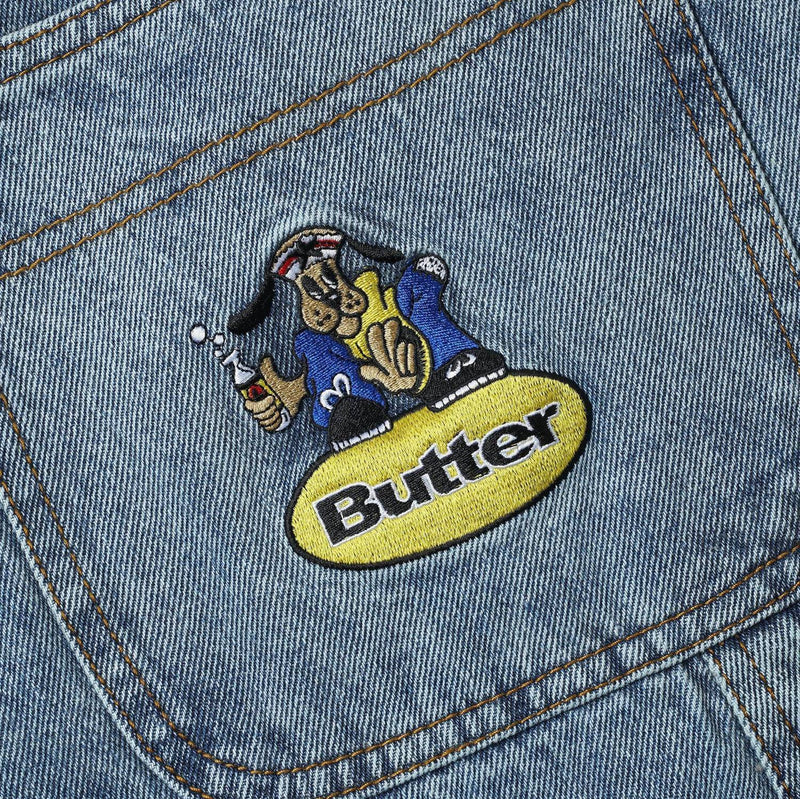 Butter Goods Homeboy Denim Jeans Washed Light Blue