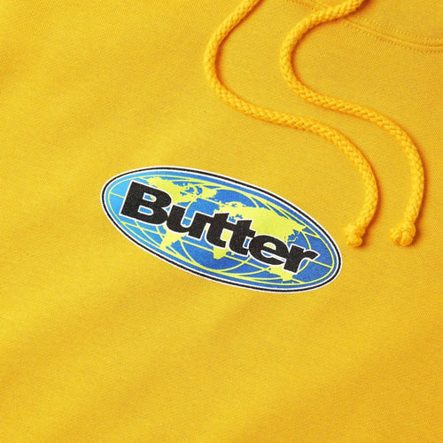 Butter Goods Global Logo Pullover Sweatshirt Gold