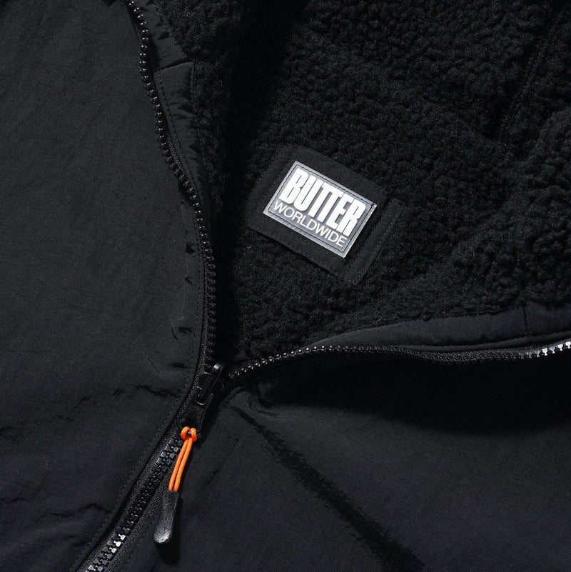 Butter Goods Base Camp Reversible Jacket Black/Black