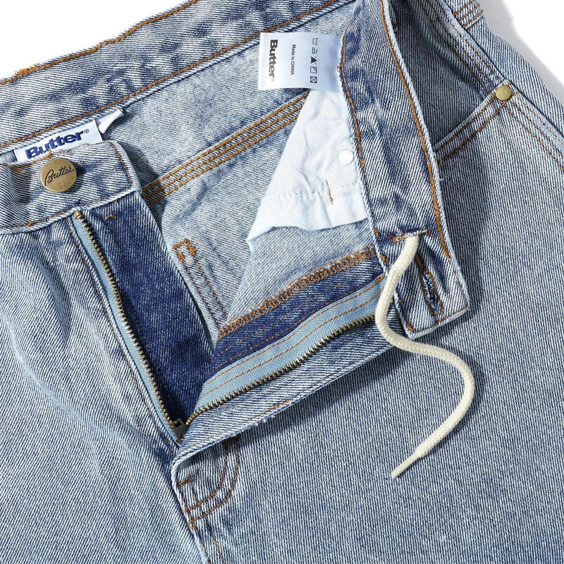Butter Goods Homeboy Denim Jeans Washed Light Blue