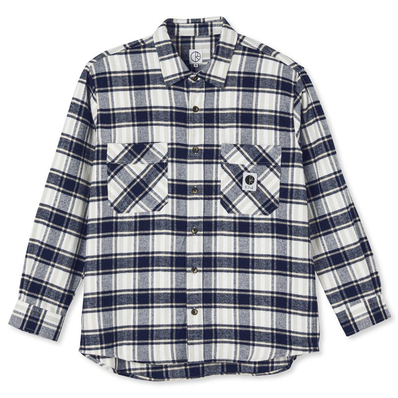 Polar Skate Co. Flannel Shirt Navy