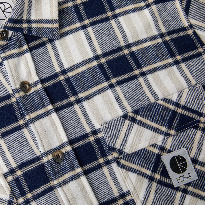 Polar Skate Co. Flannel Shirt Navy