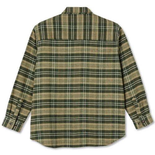 Polar Skate Co. Flannel Shirt Uniform Green
