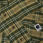 Polar Skate Co. Flannel Shirt Uniform Green