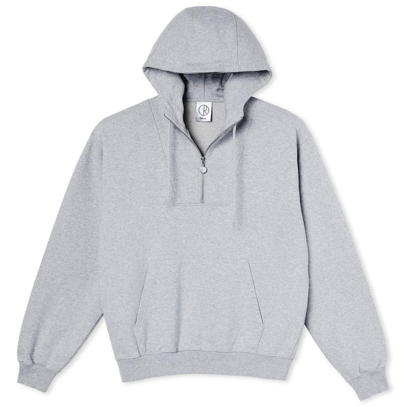 Polar Skate Co. Half Zip Hoodie Sport Grey