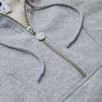 Polar Skate Co. Half Zip Hoodie Sport Grey