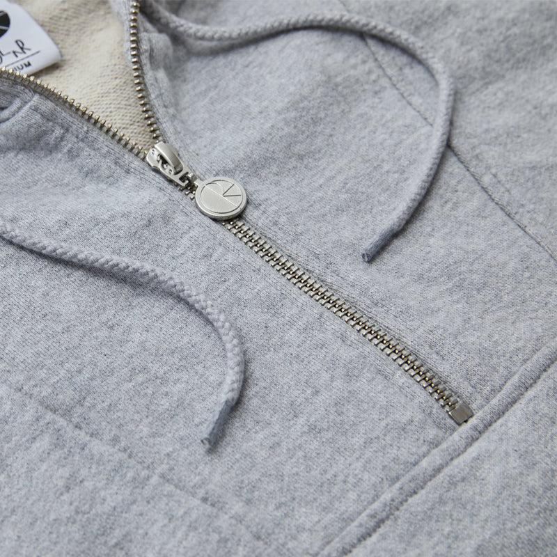 Polar Skate Co. Half Zip Hoodie Sport Grey