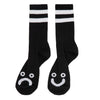 Polar Skate Co. Happy Sad Socks Black
