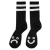 Polar Skate Co. Happy Sad Socks Black