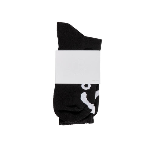 Polar Skate Co. Happy Sad Socks Black