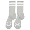 Polar Skate Co. Happy Sad Socks Heather Grey