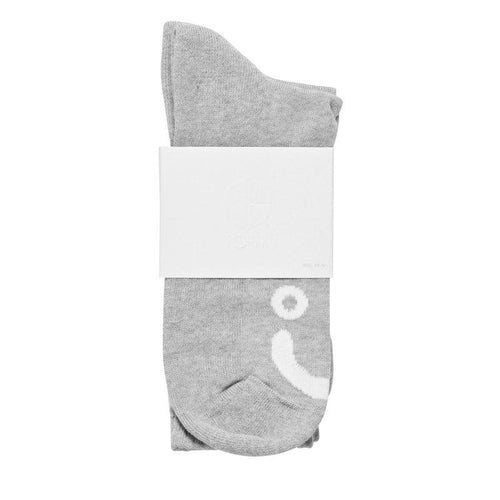 Polar Skate Co. Happy Sad Socks Heather Grey