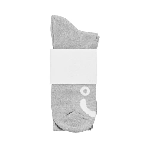Polar Skate Co. Happy Sad Socks Heather Grey