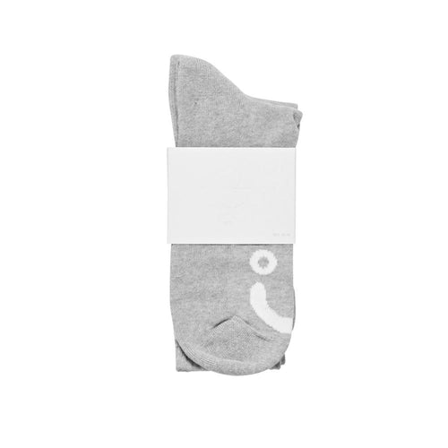 Polar Skate Co. Happy Sad Socks Heather Grey