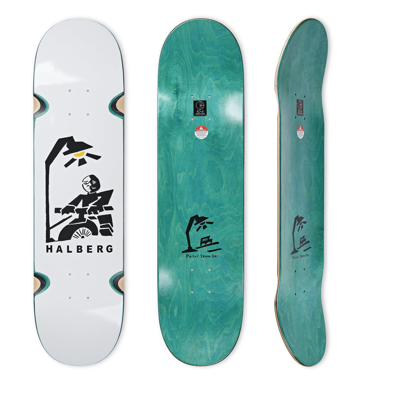 Polar Hjalte Halberg Insomnia White Wheel Wells Deck 8.5"