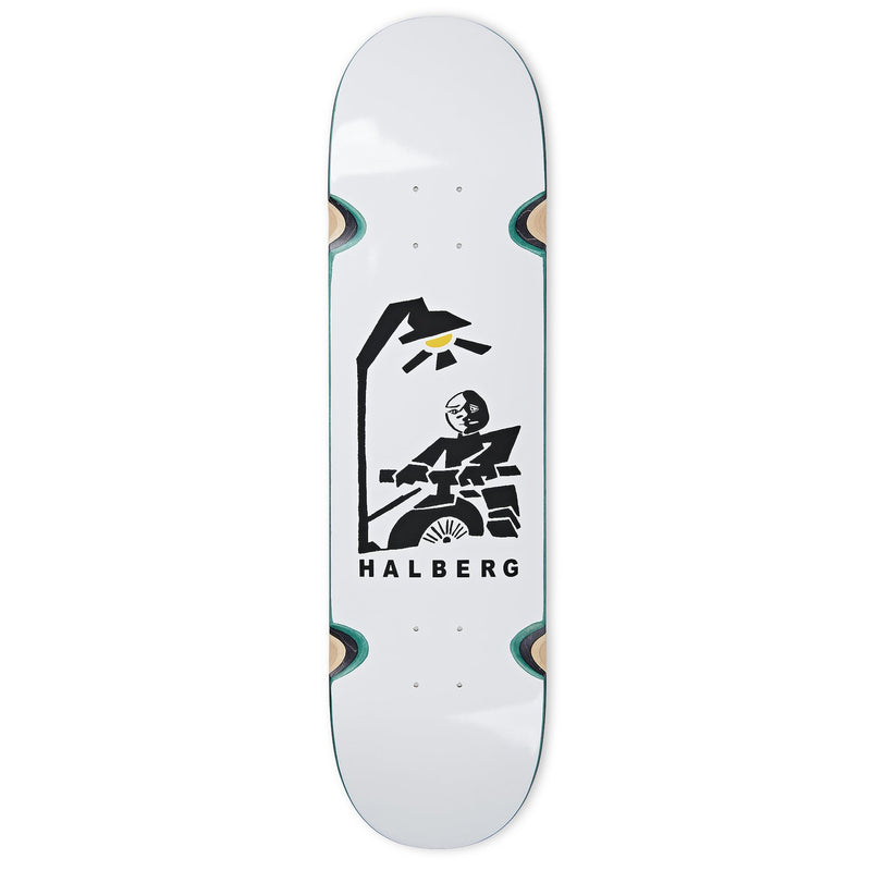 Polar Hjalte Halberg Insomnia White Wheel Wells Deck 8.5"