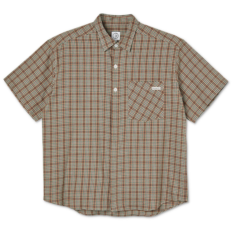Polar Skate Co. Mitchell Flannel Shirt Brown