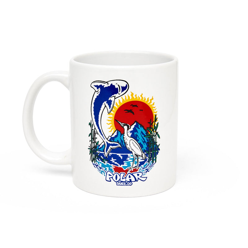 Polar Skate Co. Mt Fuji Mug White