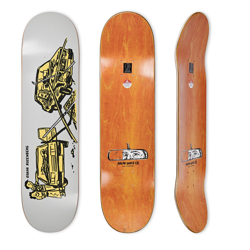 Polar Oskar Rozenberg Drivers License Grey Deck 8.25"