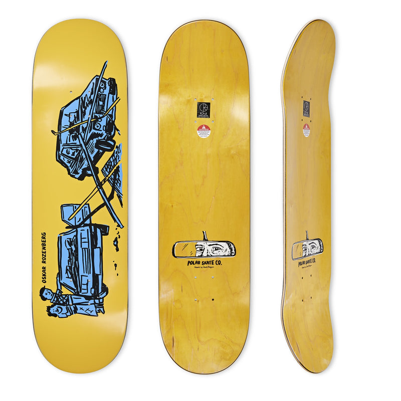 Polar Ozkar Rosenberg Drivers License Yellow Deck 8.625"