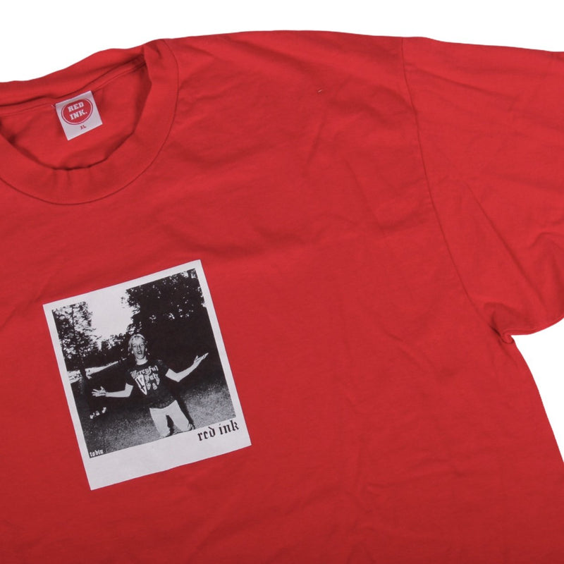 Overripe Red Ink Tobin Yelland Polaroid Tee Red XL