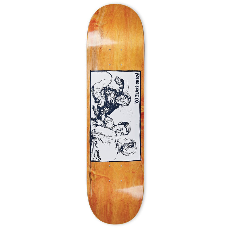 Polar Paul Grund Cold Streak Orange Veneer Deck 8.25"