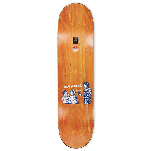 Polar Paul Grund Cold Streak Orange Veneer Deck 8.25"