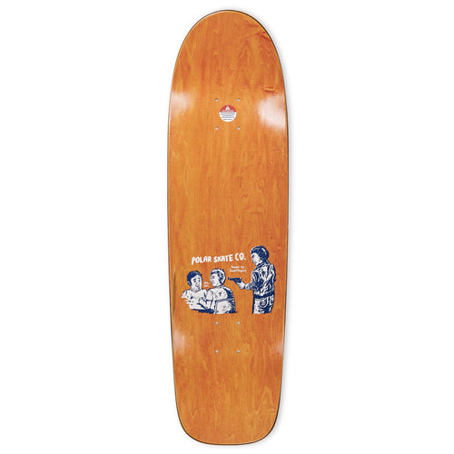 Polar Paul Grund Cold Streak Orange Veneer Deck Surf Jr Shape