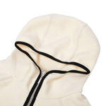 Dime Polar Fleece Hooded Jacket Cream